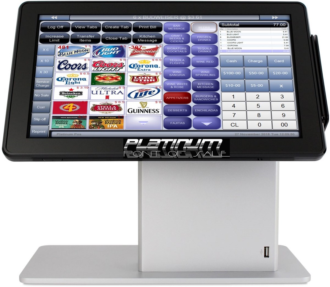 PlatinumPOS commercial hardware