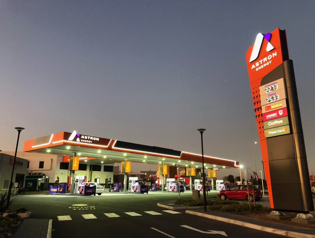 Fuel station forecourt POS