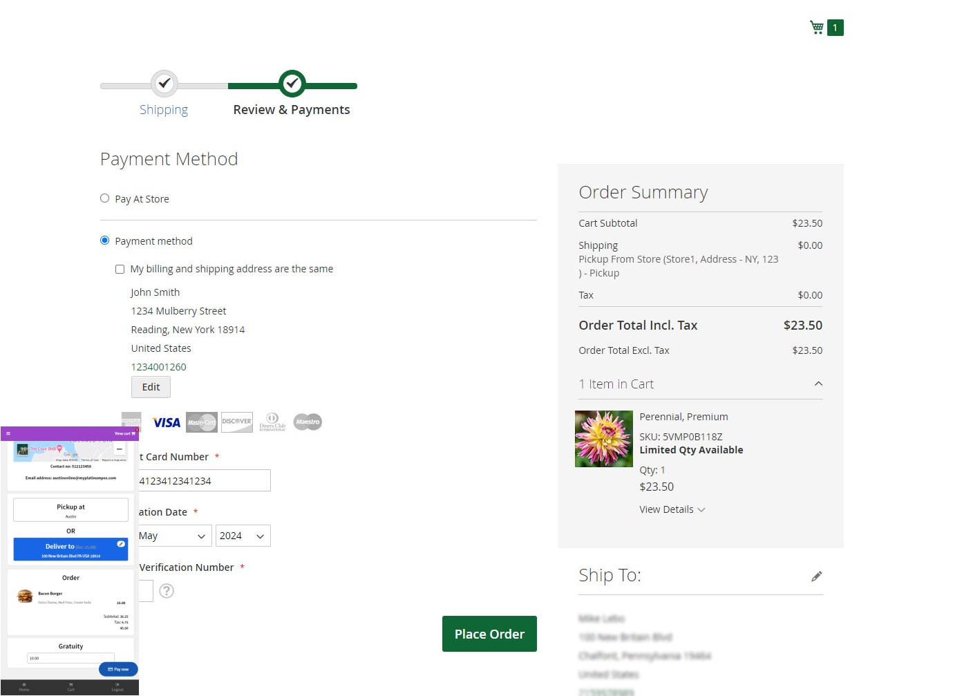 KaChing Pay Widget checkout