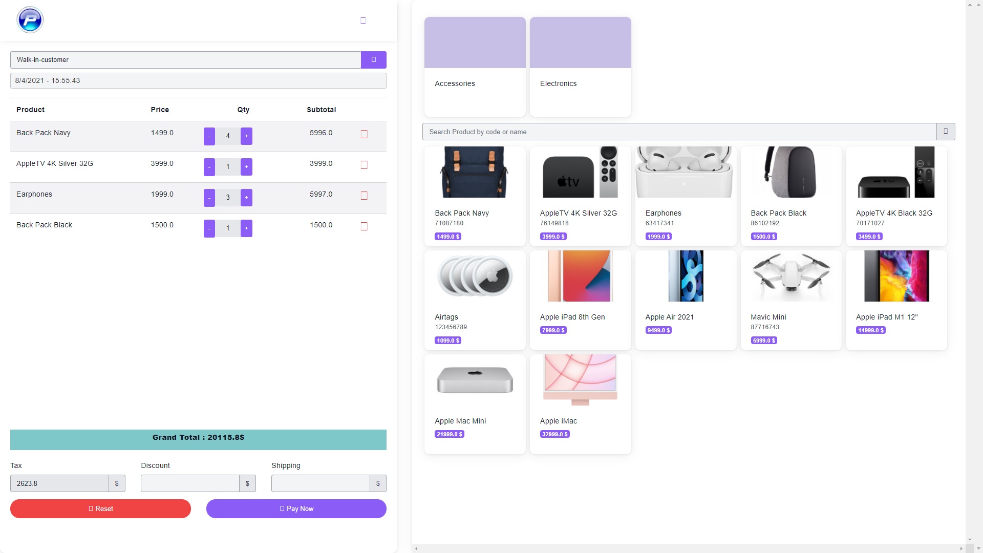 HaloPOS free cloud point of sale